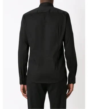 Armani Exchange ボタンフロントシャツ - ブラック - サムネイル4