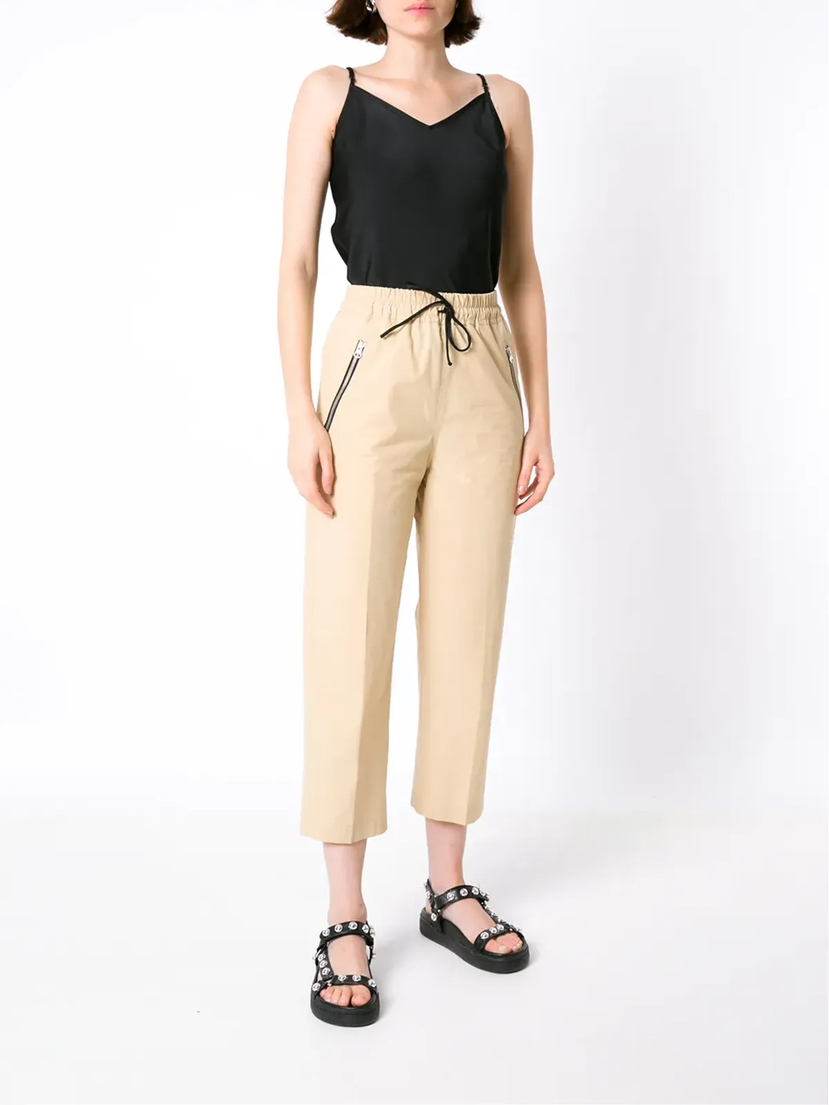 Armani Exchange スパゲッティストラップ タンクトップ - 画像2