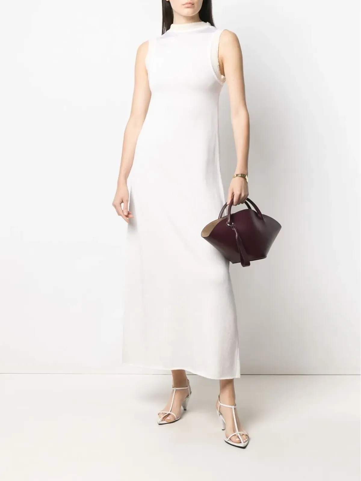 Jil Sander ファインニット ノースリーブドレス - 画像2