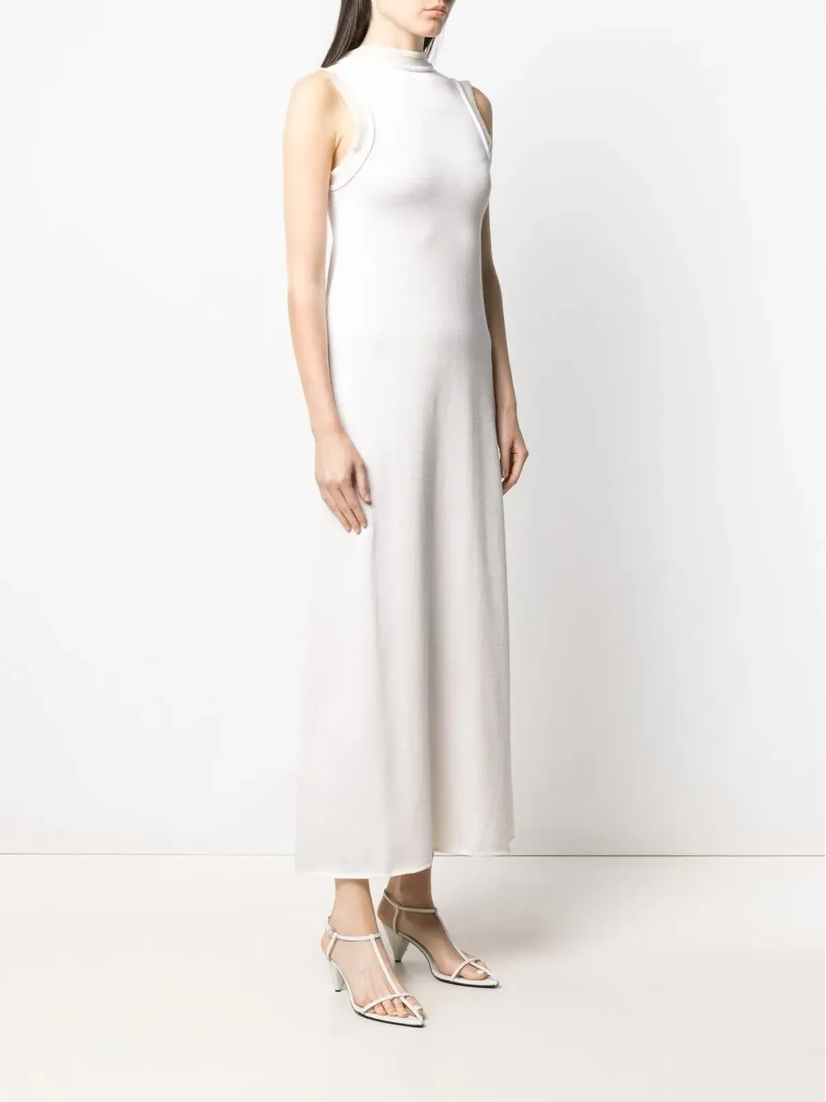 Jil Sander ファインニット ノースリーブドレス - 画像3