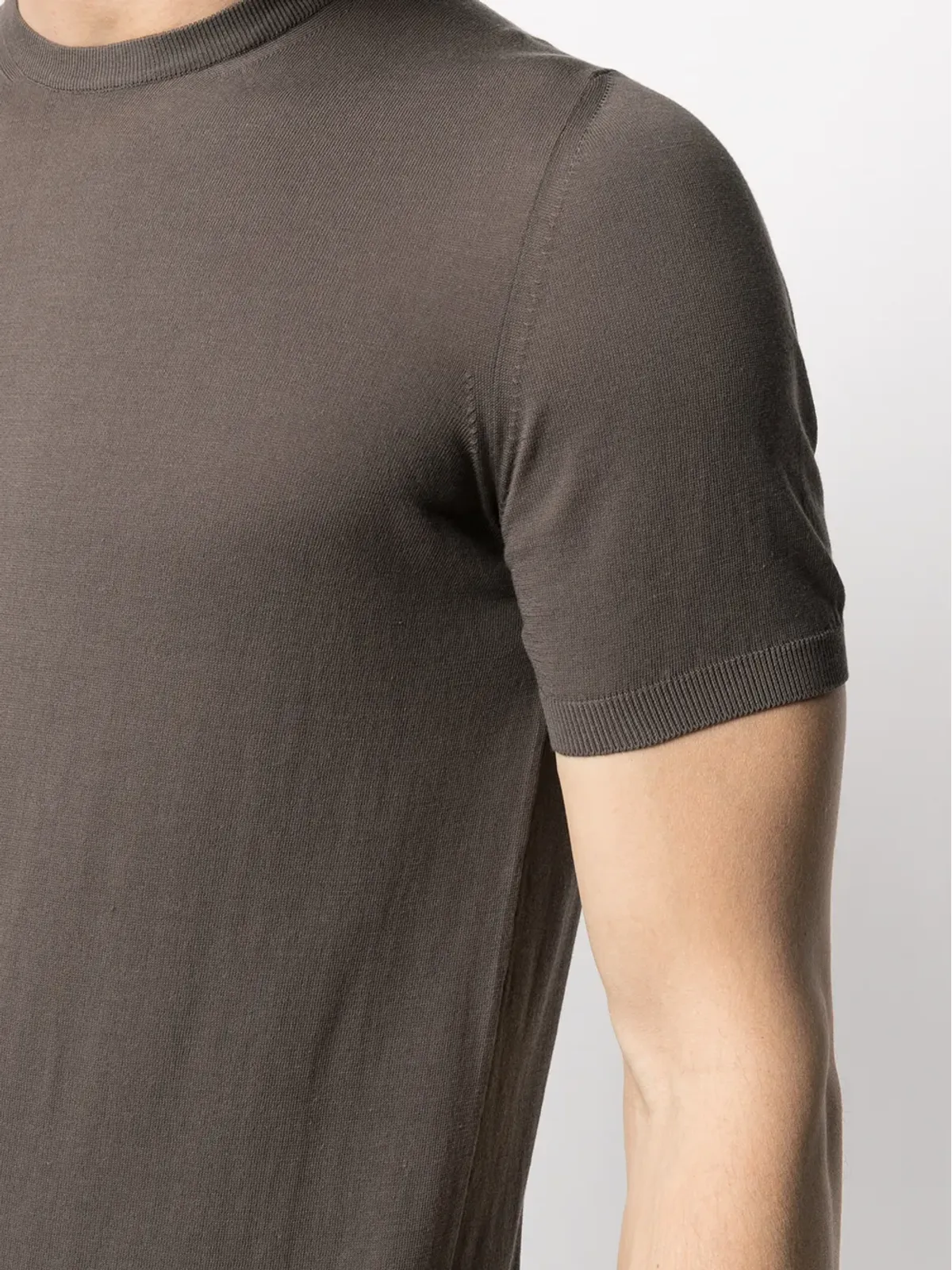 Malo ショートスリーブニットTシャツ - 画像5