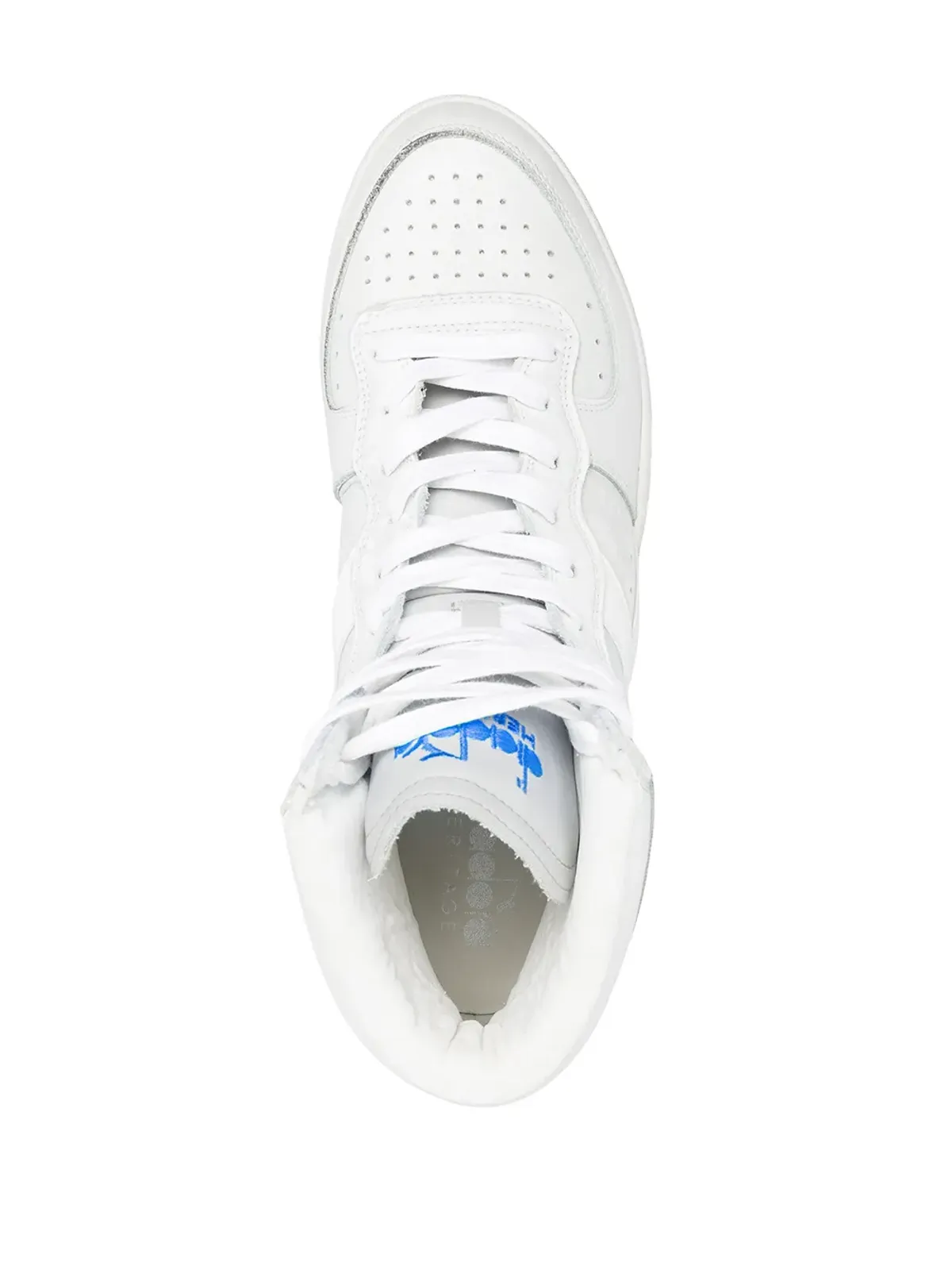 Diadora ハイトップ パネルドレザー スニーカー - 画像4
