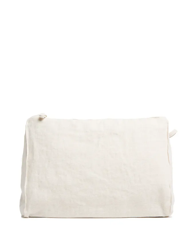Once Milano Once Milano ジップアップリネン洗面用バッグの商品画像