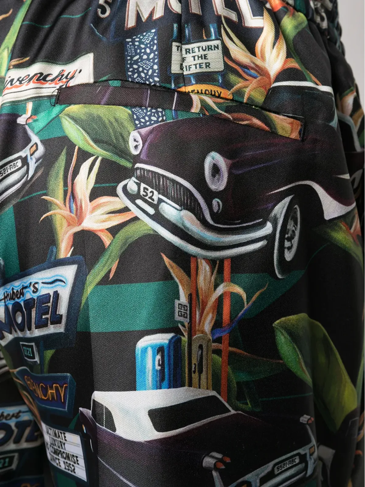 Givenchy カープリント ストレートレッグショーツ - ブラック - 画像5
