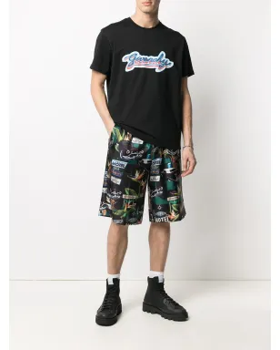 Givenchy カープリント ストレートレッグショーツ - ブラック - サムネイル2