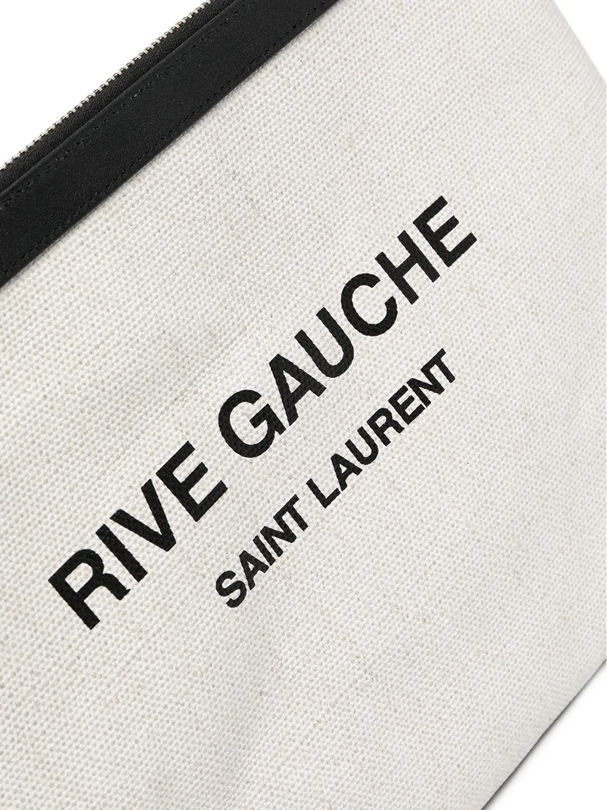 Saint Laurent ロゴプリント クラッチ - 画像4