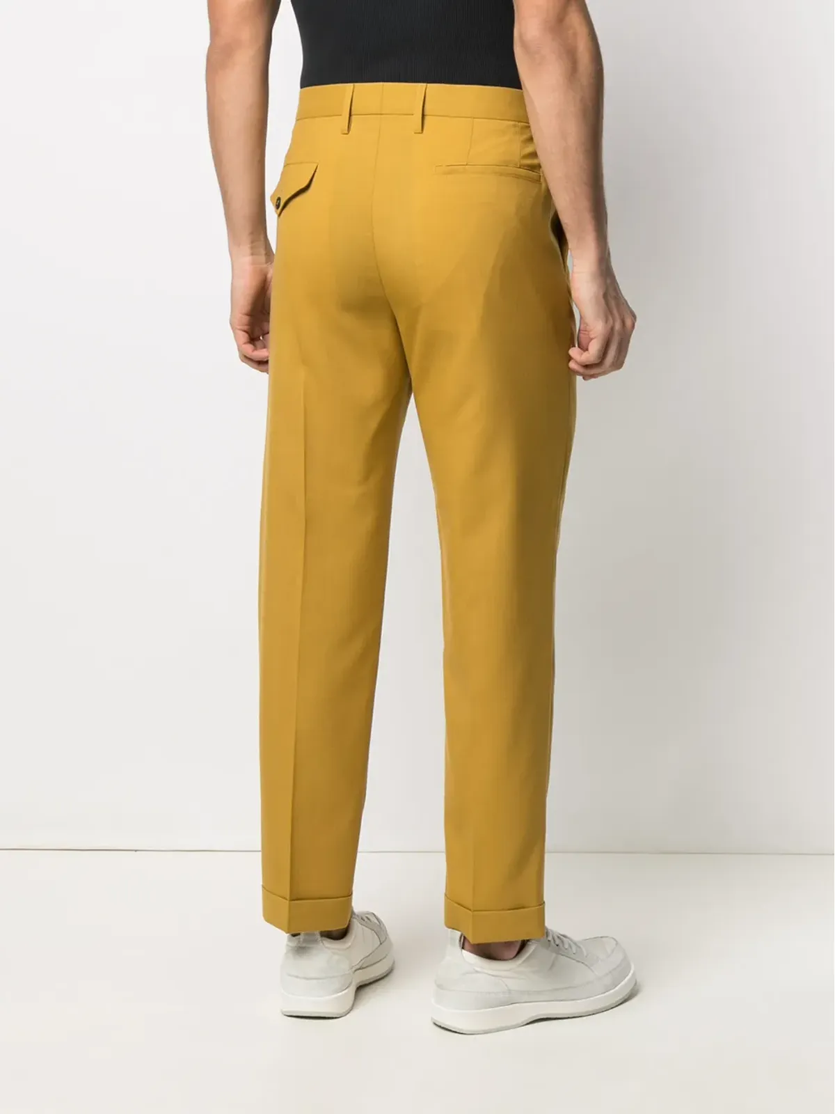 Marni ハイライズ チノパンツ - 画像4