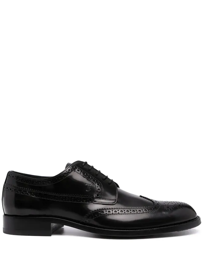 Tod's Tod's レザー レースアップ ブローグの商品画像