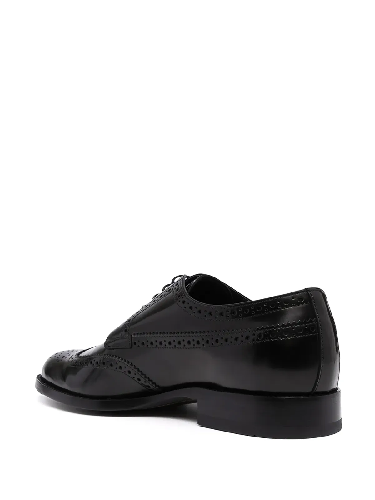 Tod's レザー レースアップ ブローグ - 画像3