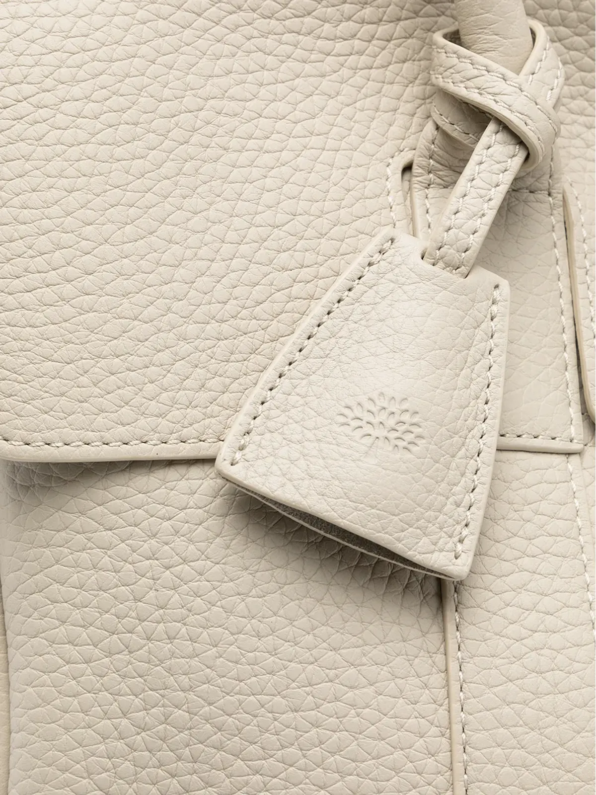 Mulberry しぼ感のあるレザーのトップハンドトート - 画像4