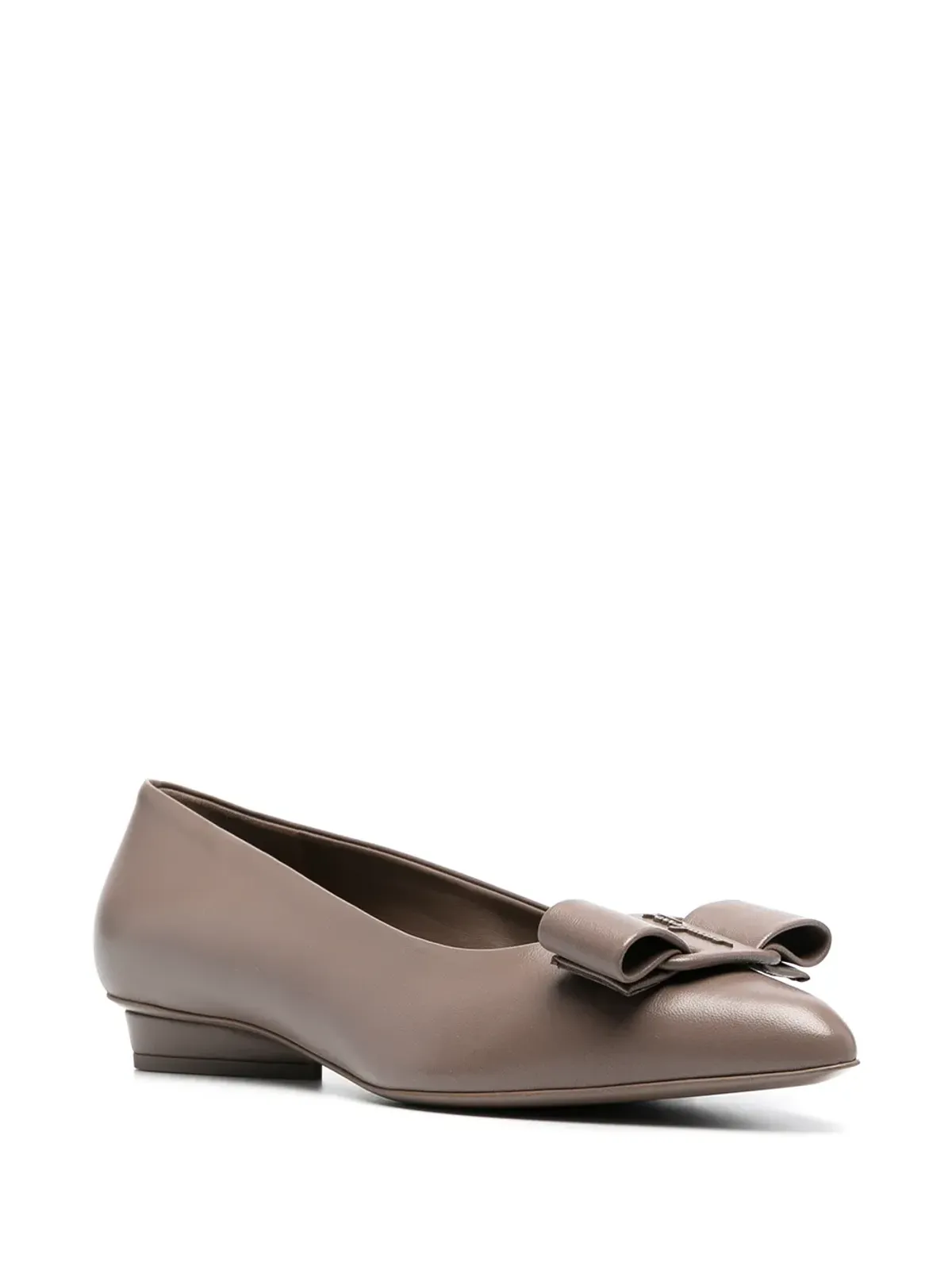 Ferragamo Viva ポインテッドトゥフラット - 画像2