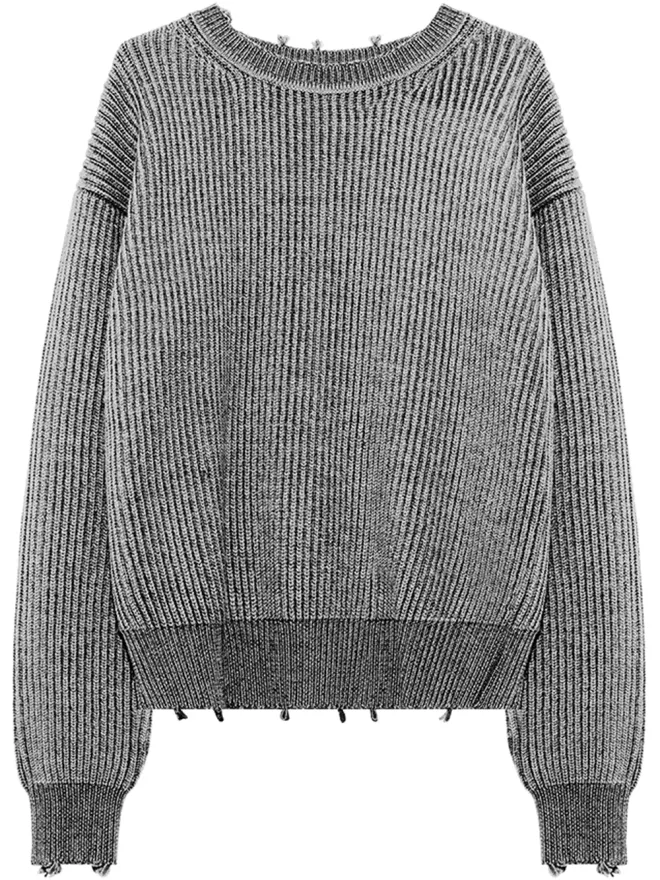 JOHN ELLIOTT John Elliott リブ編みクルーネックジャンパーの商品画像