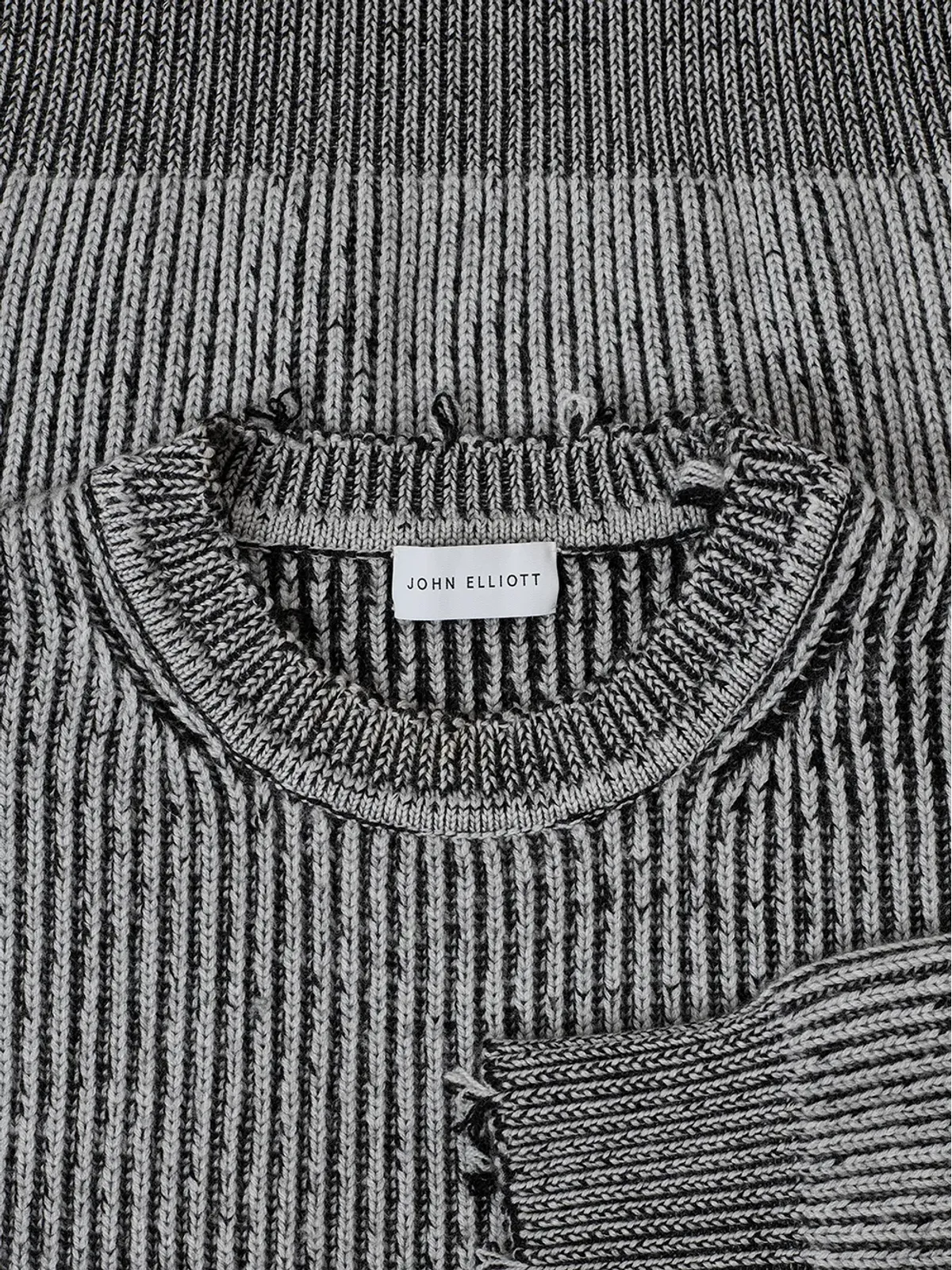 John Elliott リブ編みクルーネックジャンパー - 画像5