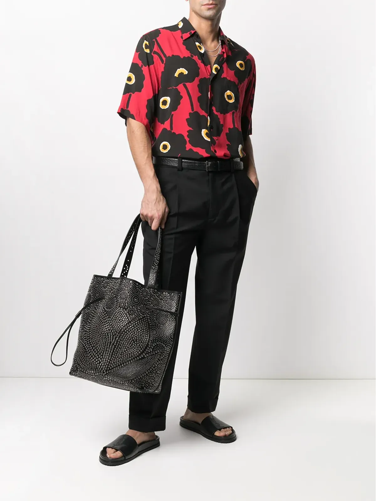 10 CORSO COMO スタッド装飾ショッパートート - 画像2