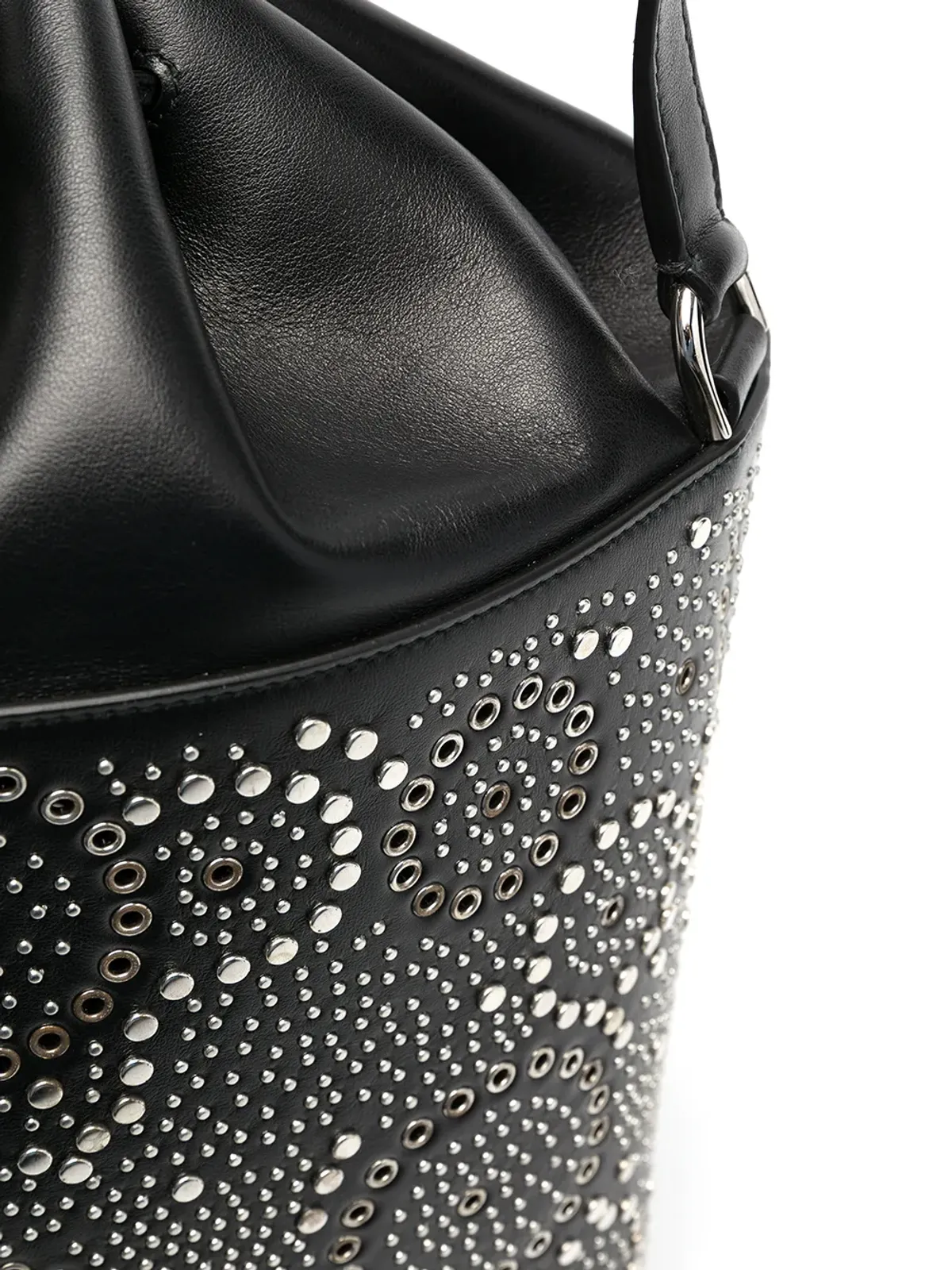 10 CORSO COMO Canopusスタッズ付きバケットバッグ - Black - 画像4