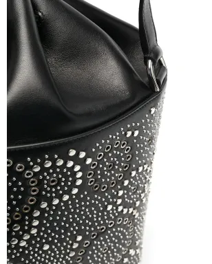 10 CORSO COMO Canopusスタッズ付きバケットバッグ - Black - サムネイル4