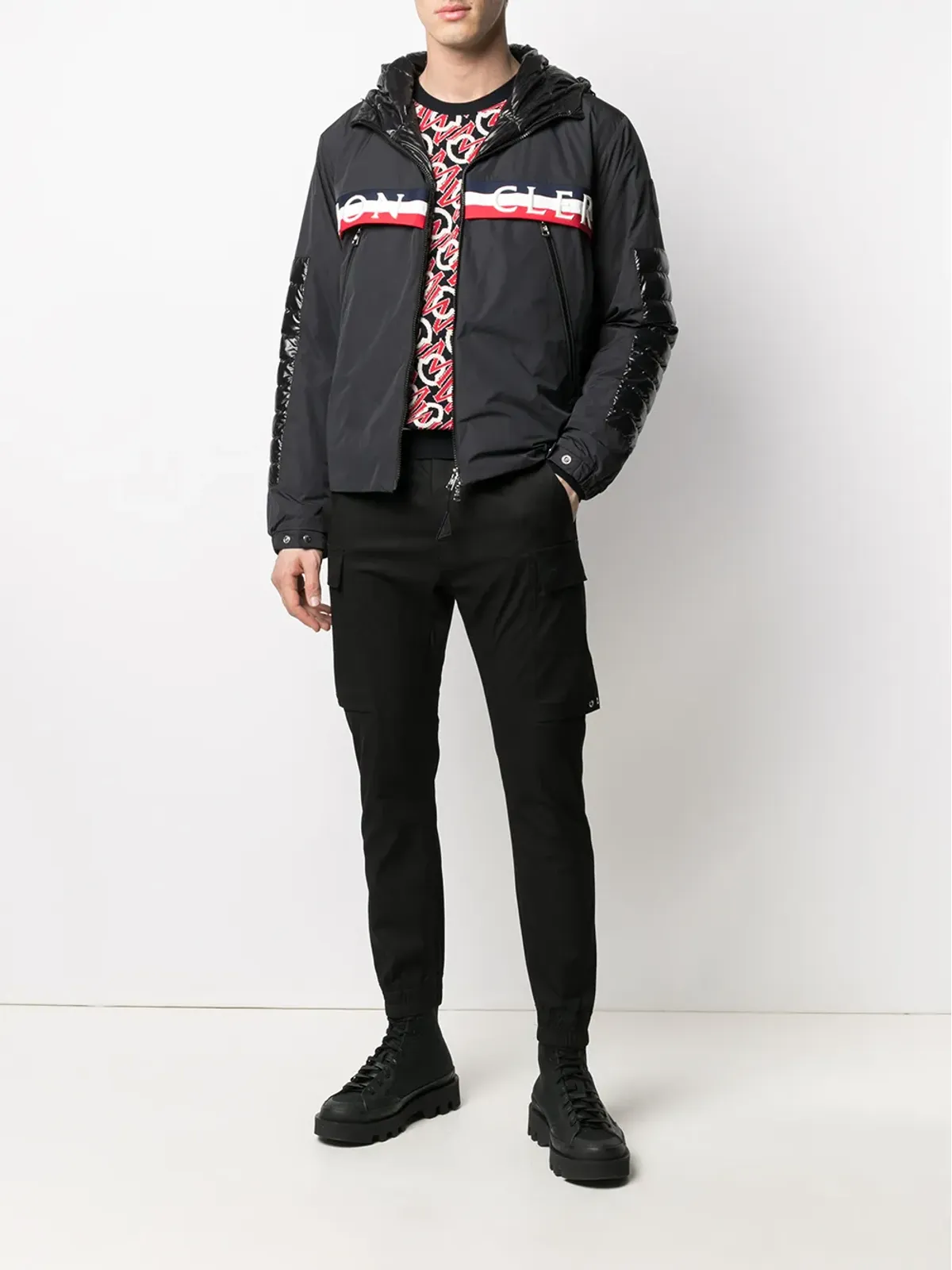 Moncler ジャカードロゴ クルーネック セーター - 画像2