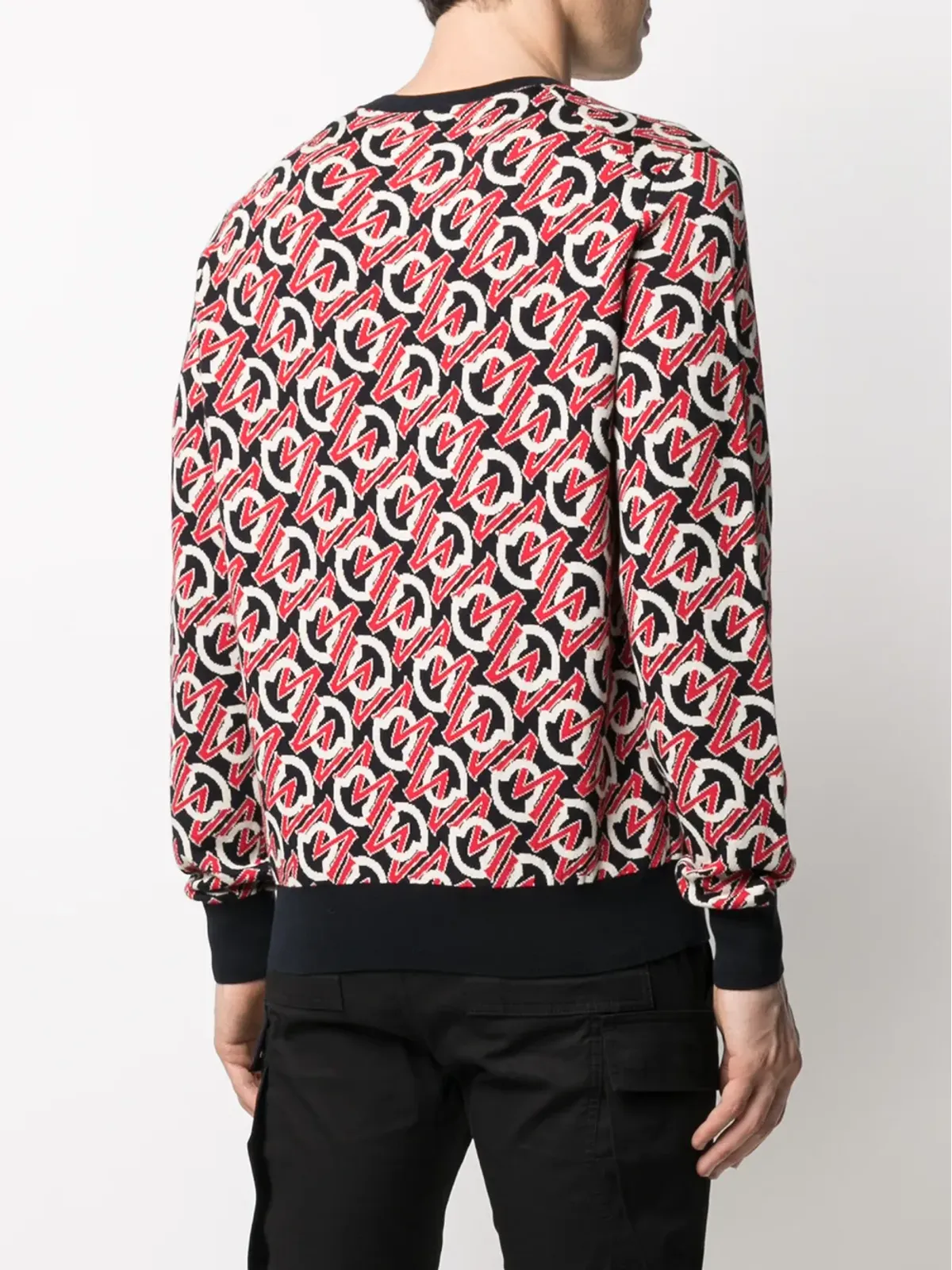Moncler ジャカードロゴ クルーネック セーター - 画像4
