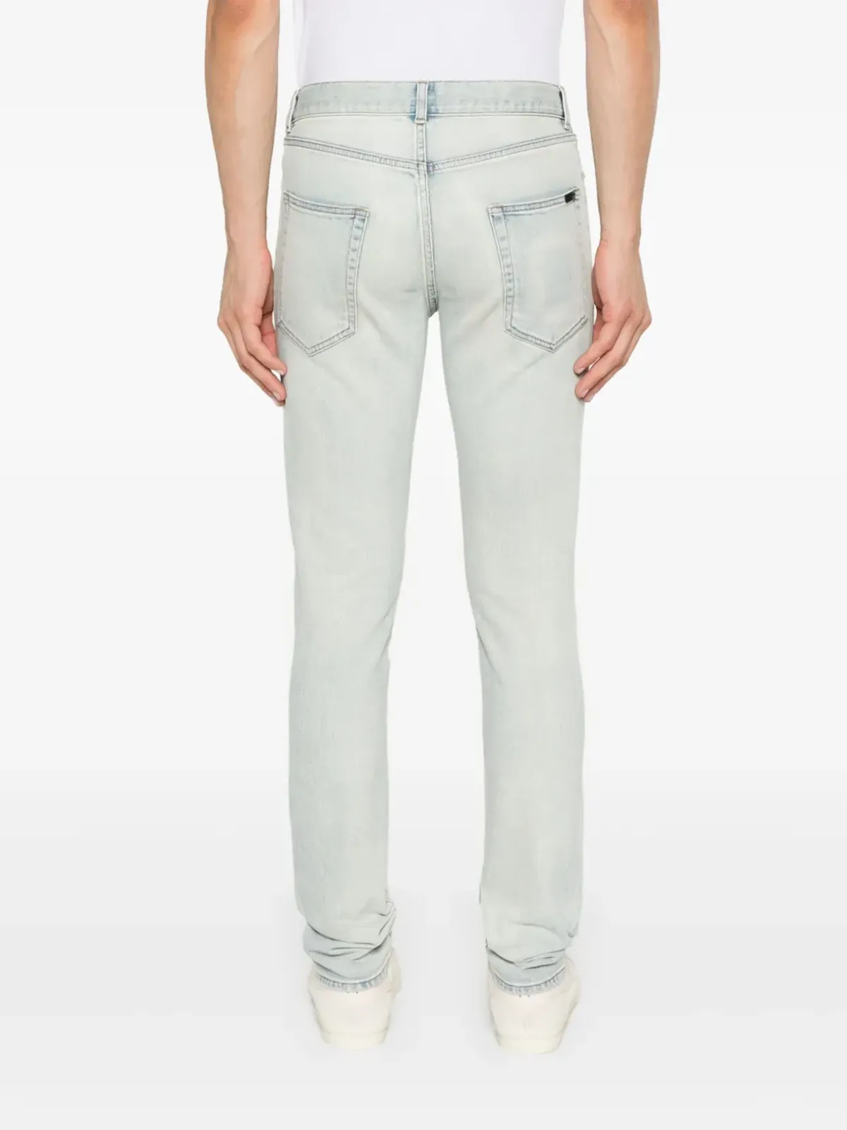Saint Laurent ダメージ加工ジーンズ - 画像4