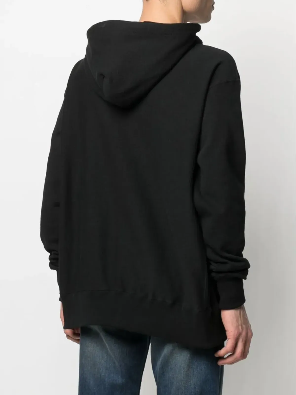 Readymade embroidered hoodie - Black - 画像5