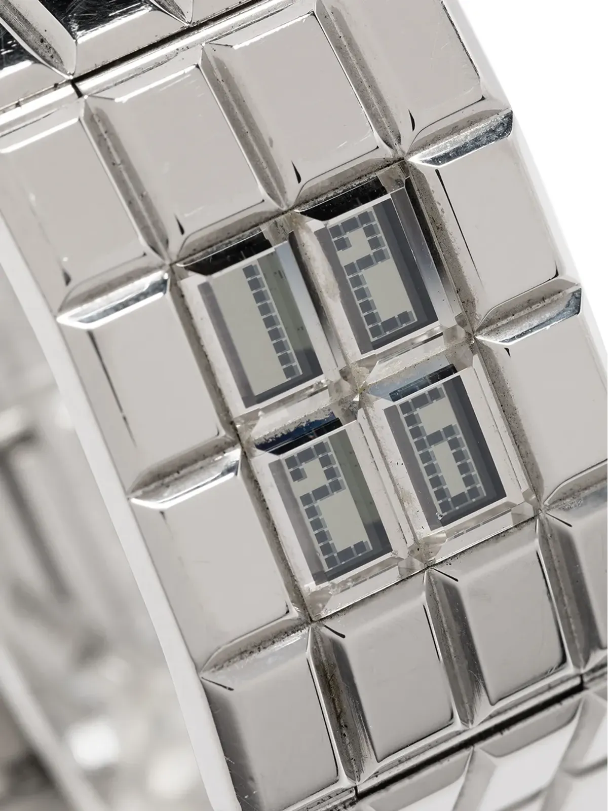 CHANEL ビンテージ チョコレート シルバー - 画像3