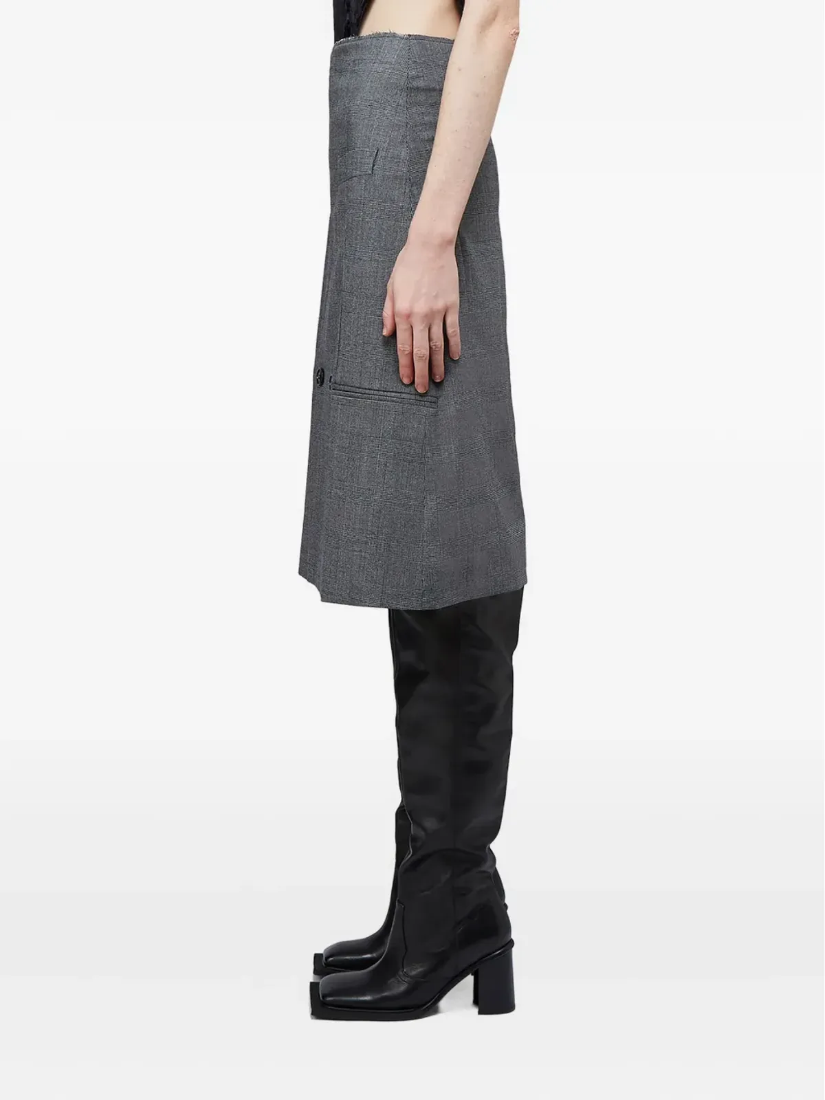 VETEMENTS ダブルブレスト ポケットスカート - 画像3