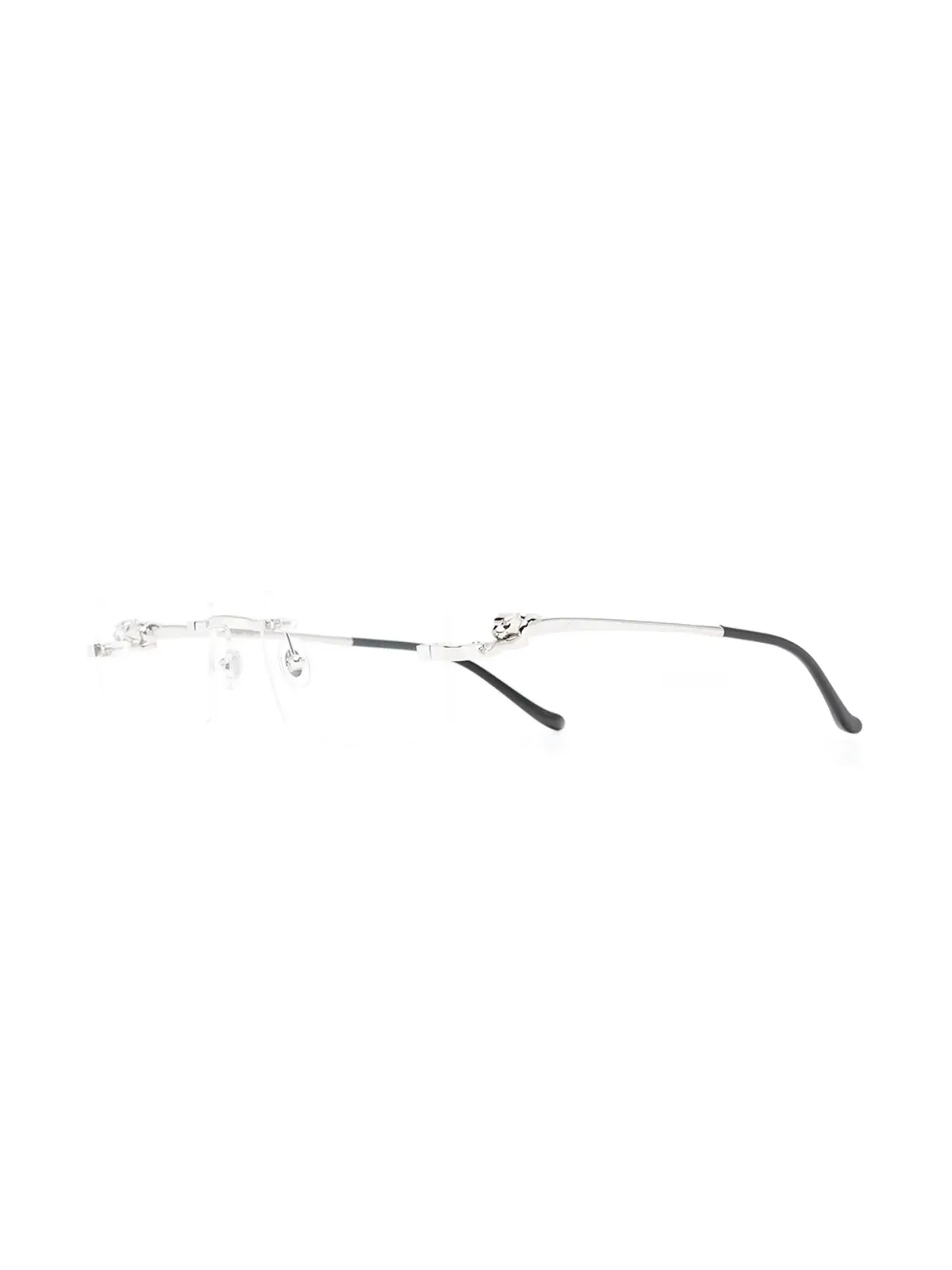 Cartier Eyewear パンテール レクタングルフレーム眼鏡 - 画像2