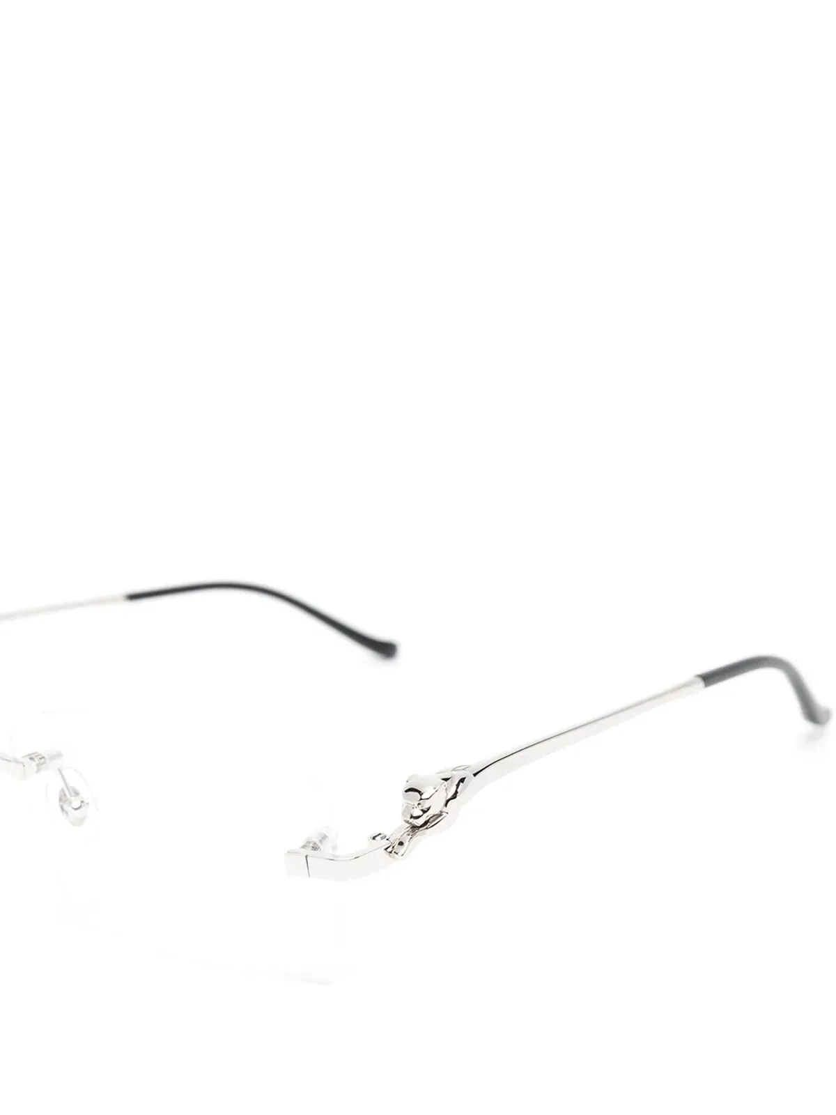 Cartier Eyewear パンテール レクタングルフレーム眼鏡 - 画像3