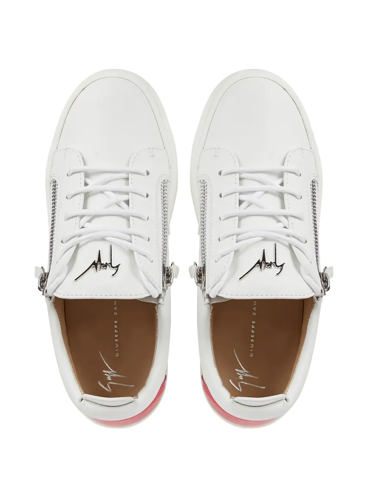 Giuseppe Zanotti ダブルサイドジップスニーカー - 画像4