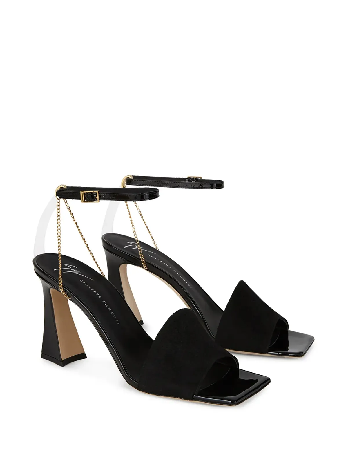 Giuseppe Zanotti sculpted-heel sandals - Black - 画像2