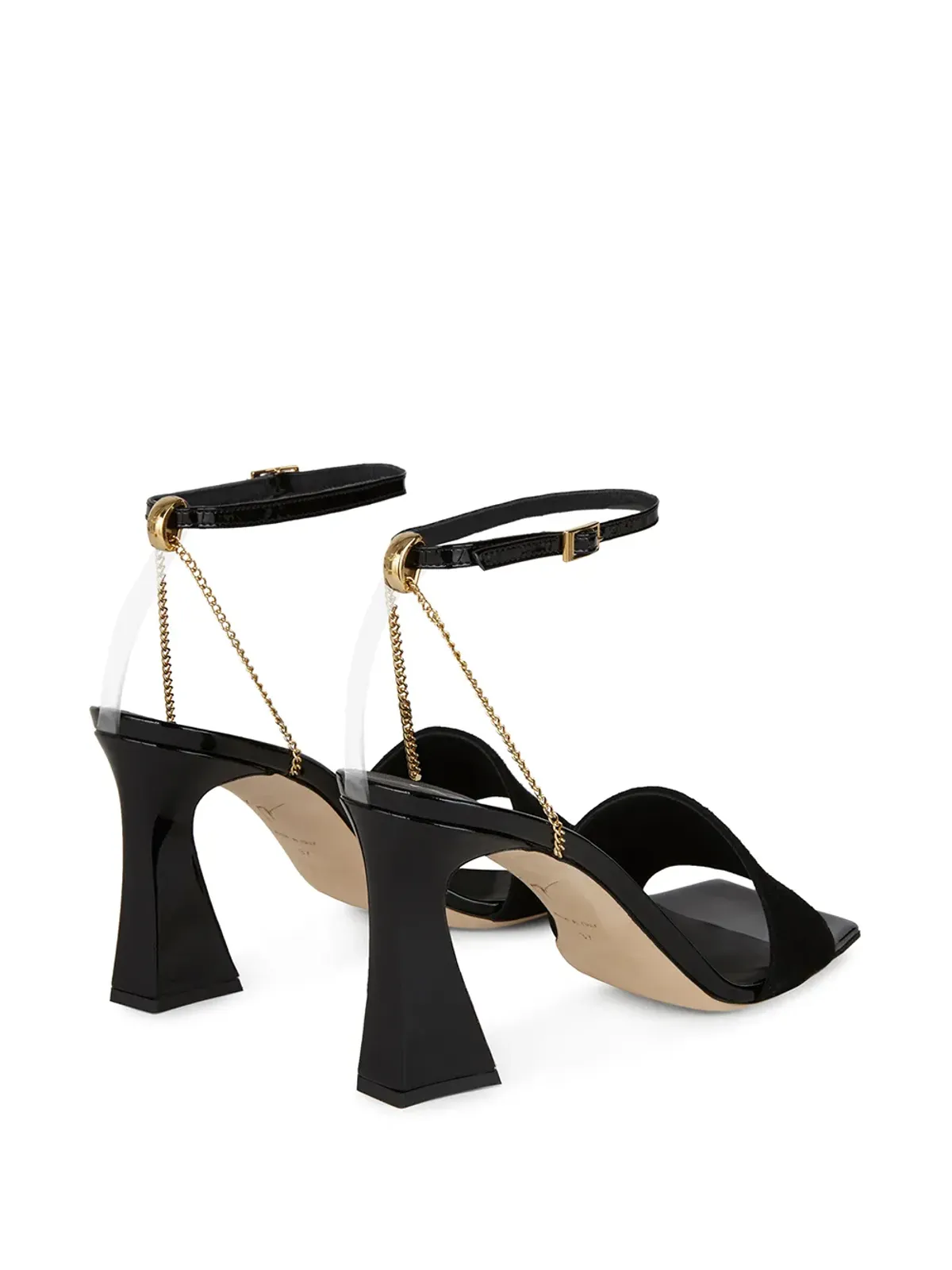 Giuseppe Zanotti sculpted-heel sandals - Black - 画像3