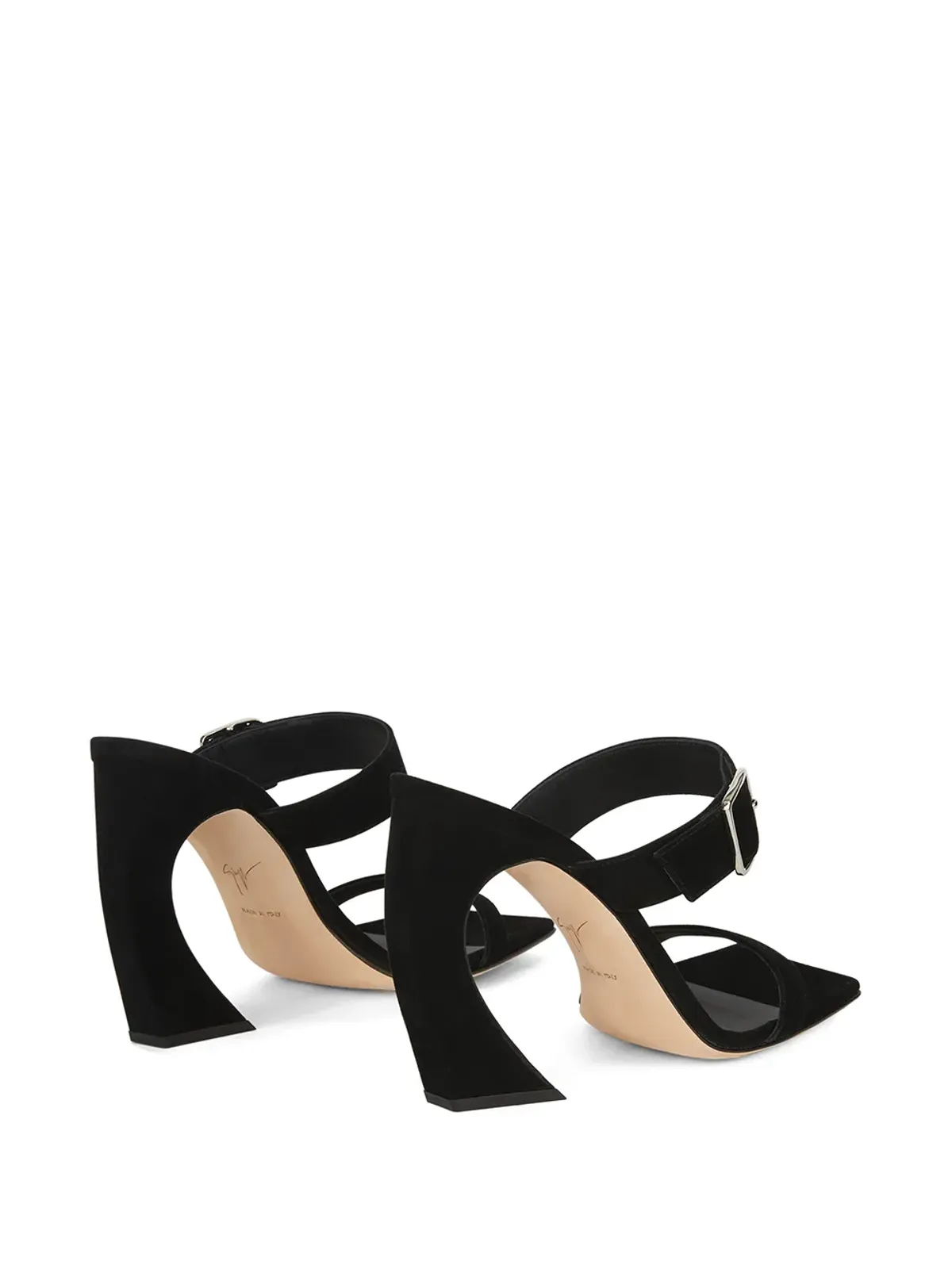 Giuseppe Zanotti ムサ スエード サンダル - 画像3