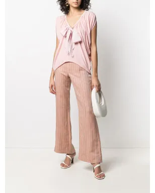 Lanvin Pre-Owned ボウディテール・リュシュ ブラウス - ピンク - サムネイル2