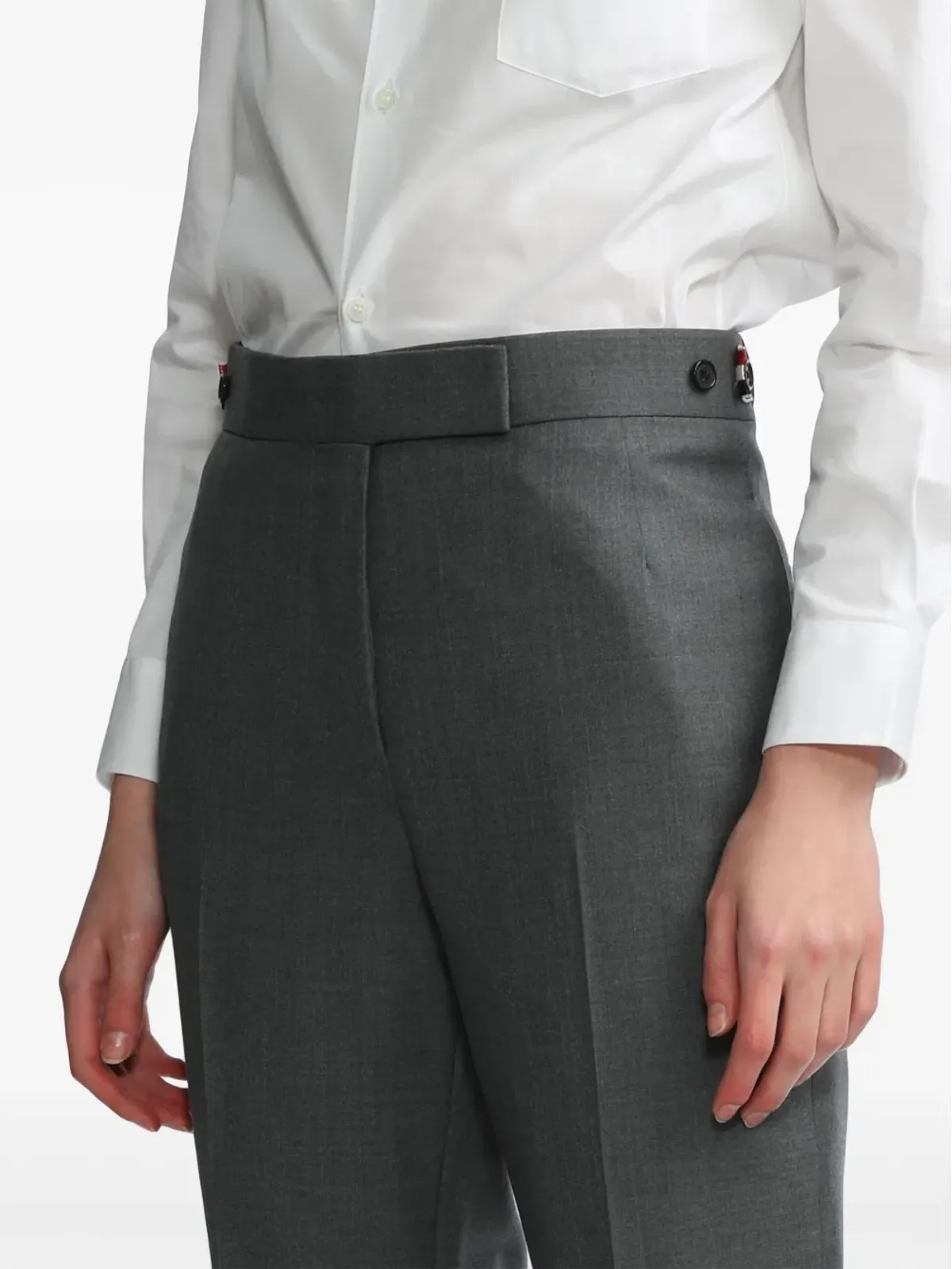 Thom Browne ストレートレッグパンツ - グレー - 画像5