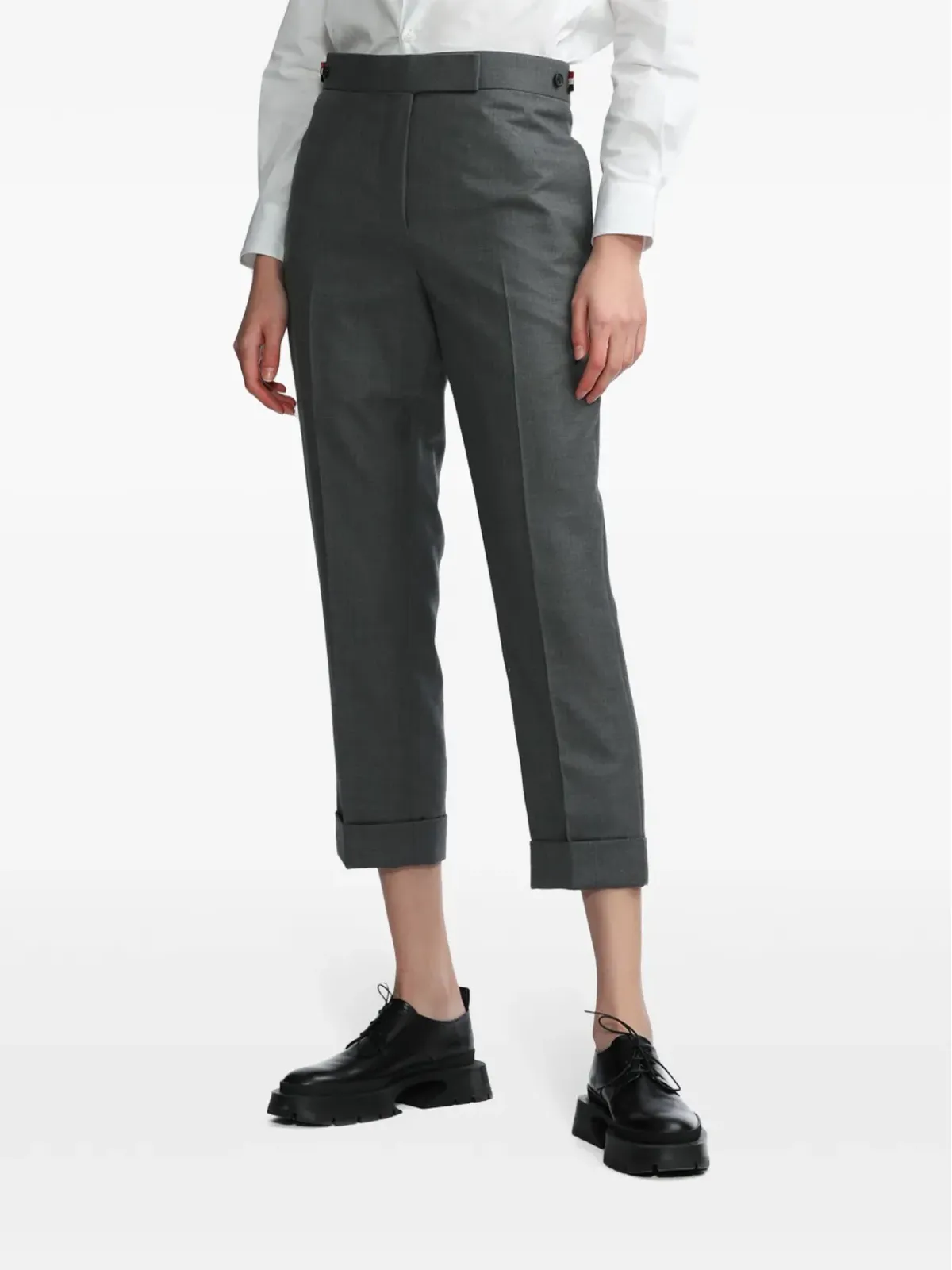 Thom Browne ストレートレッグパンツ - グレー - 画像3