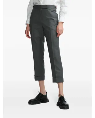 Thom Browne ストレートレッグパンツ - グレー - サムネイル3