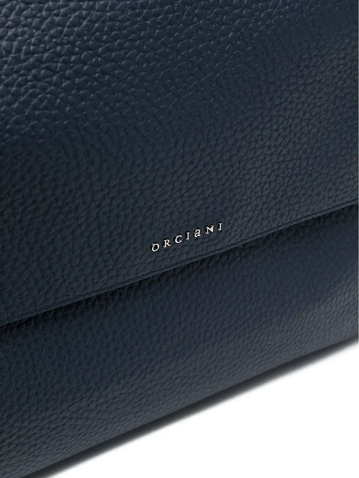 Orciani ロゴ入りトップハンドルトートバッグ - 画像4