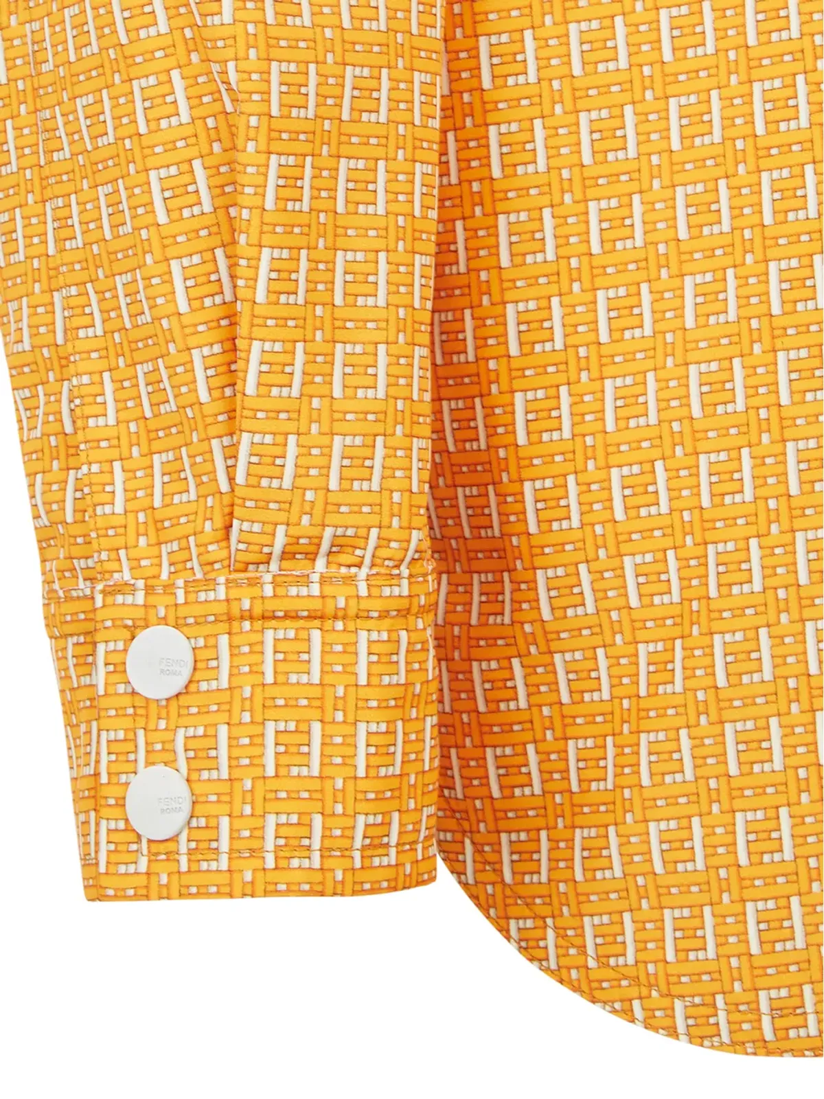 FENDI 長袖 FFプリントシャツ - オレンジ - 画像3