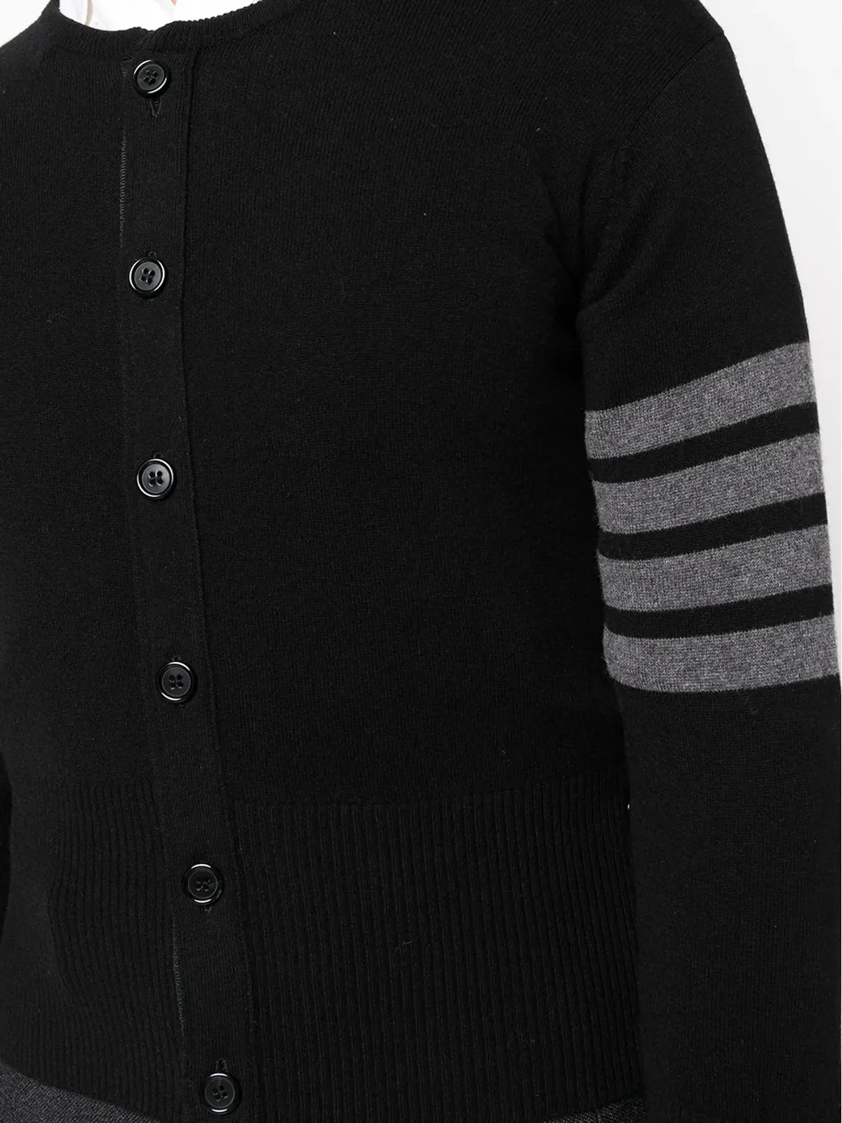 Thom Browne 4-Bar Stripe ボタンアップ カーディガン - 画像5