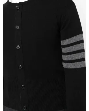 Thom Browne 4-Bar Stripe ボタンアップ カーディガン - サムネイル5