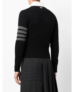 Thom Browne 4-Bar Stripe ボタンアップ カーディガン - サムネイル4