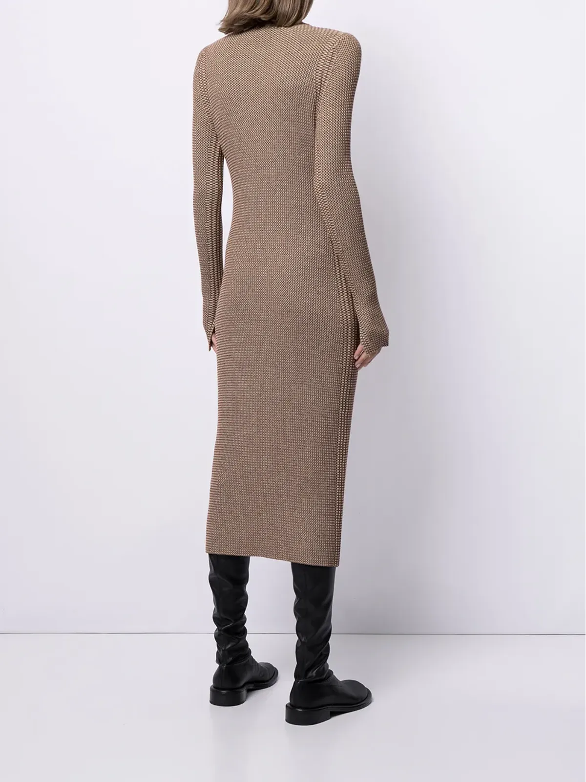 Proenza Schouler White Label 幾何学柄ニットドレス - 画像4