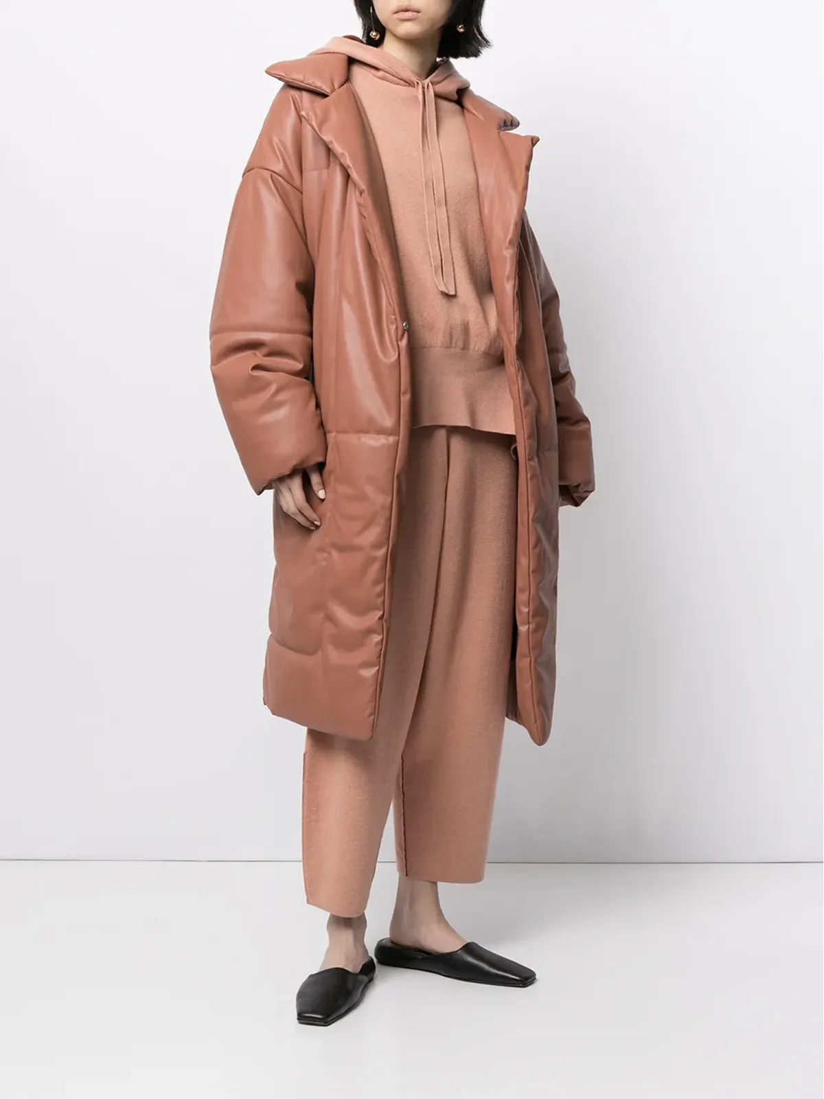 Proenza Schouler White Label ベルト付きパッド入りコート - 画像2