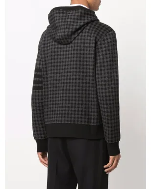 Thom Browne Gunclub チェックジャカード ジップアップ フーディ - サムネイル4