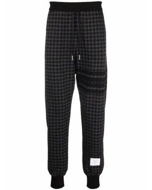 Thom Browne ハウンドトゥースチェック トラックパンツ - サムネイル1