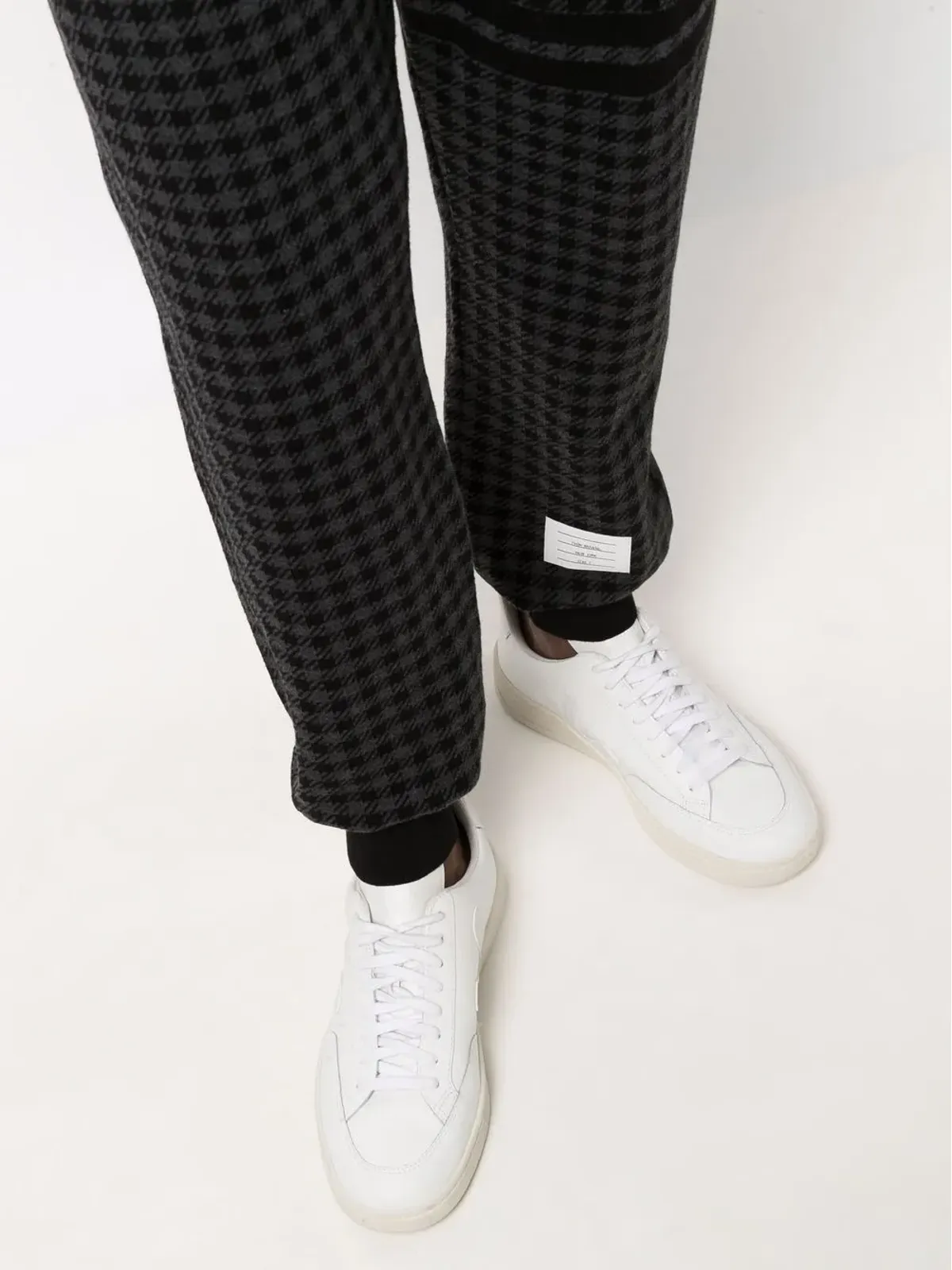 Thom Browne ハウンドトゥースチェック トラックパンツ - 画像5