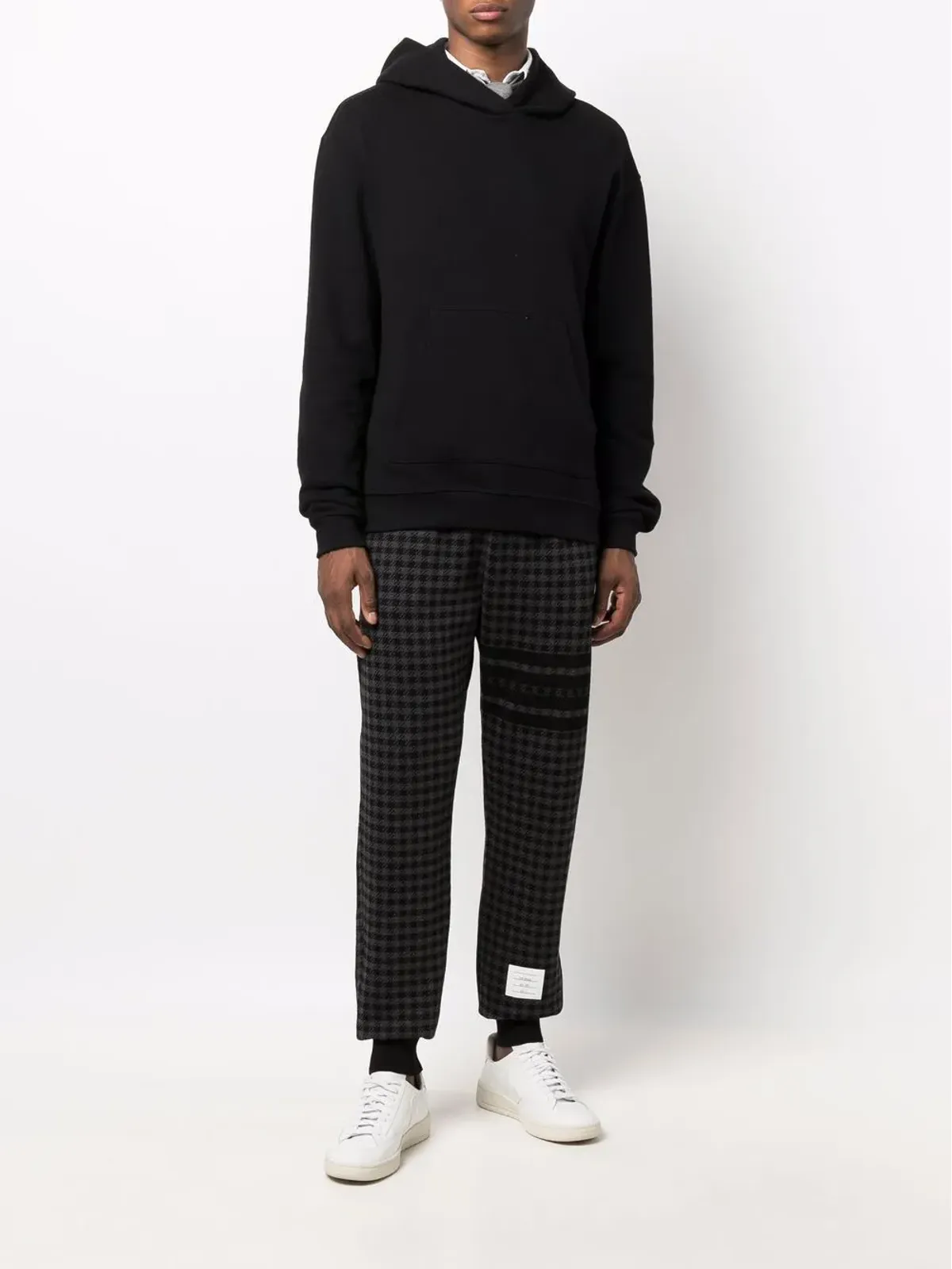 Thom Browne ハウンドトゥースチェック トラックパンツ - 画像2