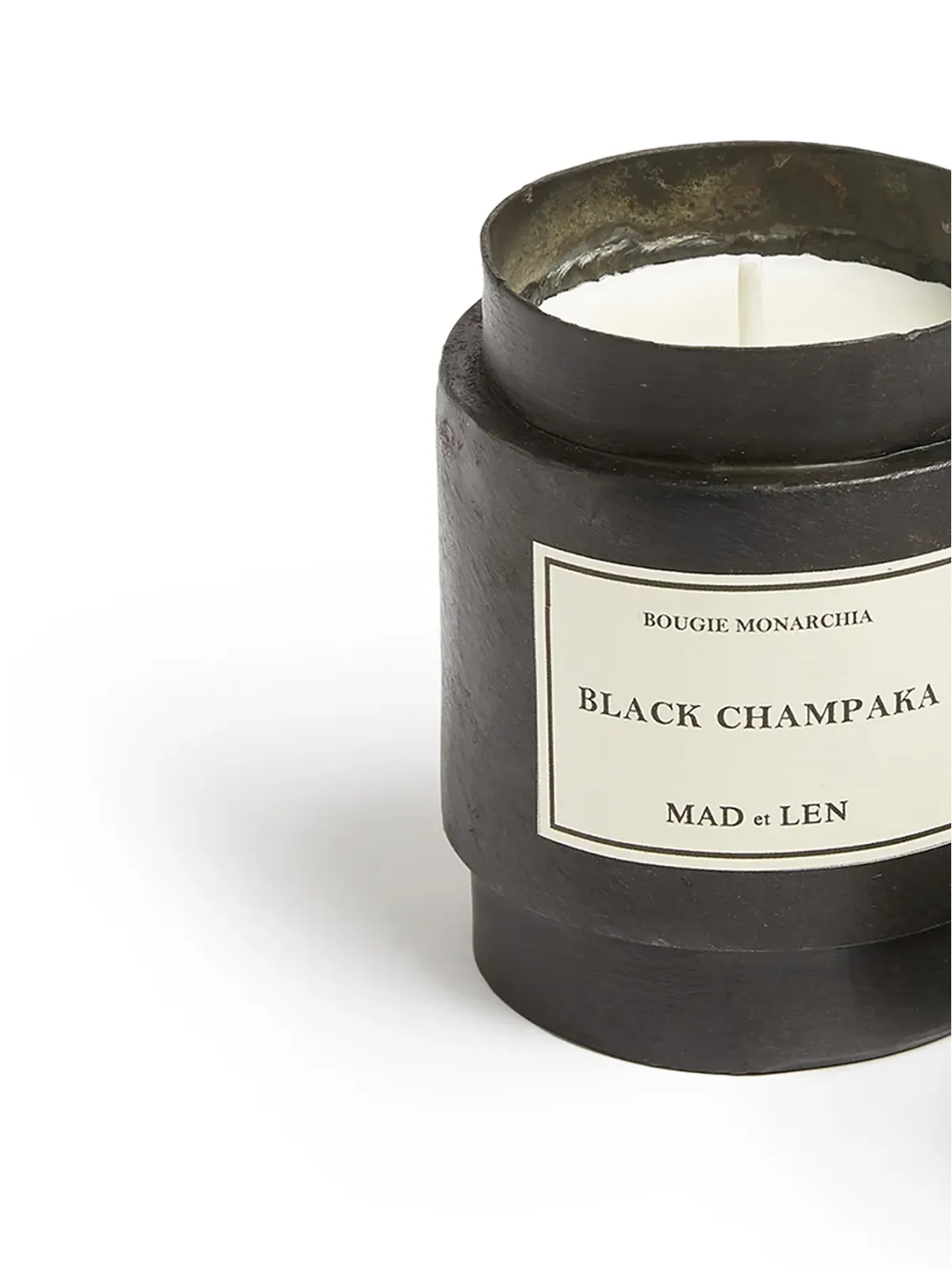 MAD et LEN Monarchia Black Champaka soya wax candle - 画像3