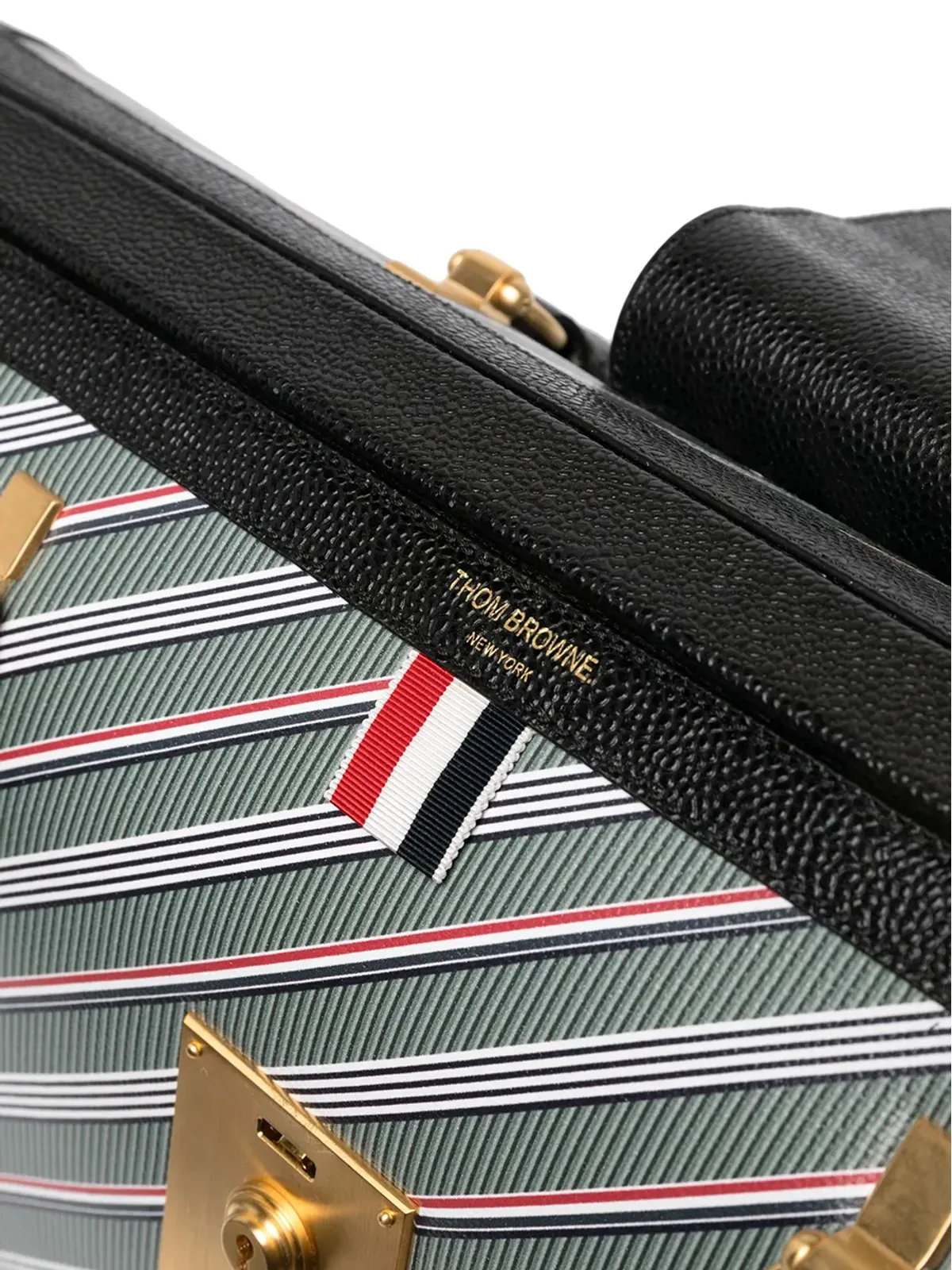 Thom Browne 斜めストライプ ブリーフケース - 画像4
