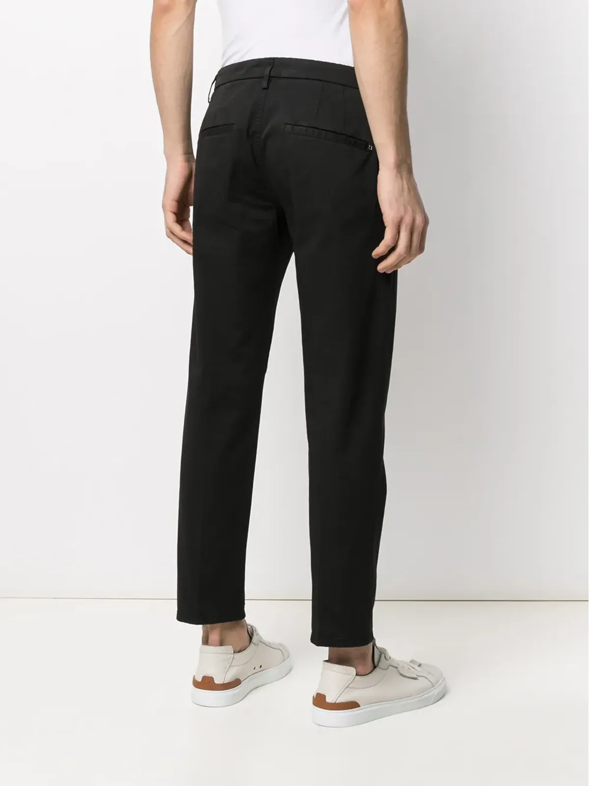 DONDUP ハイライズ クロップドパンツ - ブラック - 画像4